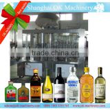 OK209 glass bottle gas carbonated wine filling machine