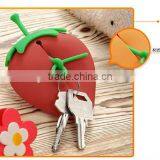 Fashion Strawberry Cute Styles Silicone Key Holder Soft Skin Case Factory thumbnail-5
