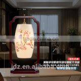 Natural Wood Table Light Antique Indoor Red Wood Table Lamp thumbnail-1
