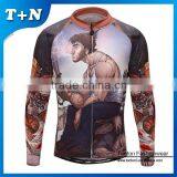 custom full dye sublimation jersey, cycling tights manufacturer