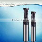 Tungsten carbide corner radius end mill