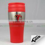 Double Walled Plastic Advertising Cup Plastic Mug thumbnail-1