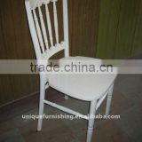 Export High Quality Banquet Napoleon Chair ,White Wood Wedding Chair
