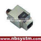 STP Cat5e Toolless Keystone Jack 90 Degree