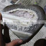 Natural Agate Geode Heart thumbnail-4