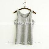 OEM Manufacturer Wholesale Bulk 100 Cotton Blank Plain Crop Sexy Ladies Tank Top thumbnail-2