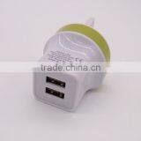 AC/DC Universal 5V 2.1A Dual Usb Travel/home/wall Charger for Ipad thumbnail-5