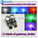 Multi-Color Strobe Lights T10 LED Flash RGB Interior Lights Dashboard Lamps thumbnail-1