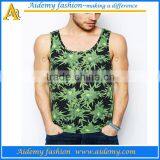 100 Cotton Polyester With Spandex Gym Tank Top Men