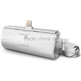 Smallest Portable Mini Tail Plug Power Bank Designed for Samsung and Iphone thumbnail-3