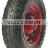High Quality Wheelbarrow Rubber Wheel 400-8 PU thumbnail-3