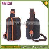 Vivisecret Fashion Style Men Top Quality Canvas Shoulder Bag thumbnail-6