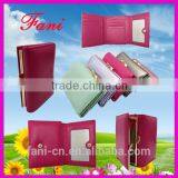 Fancy multicolor with elegant appearance leather clutch wallet clip for ladies/girls