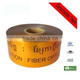 Underground Detectable Warning Tape Fiber Optic Cable Tape