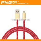 High Speed Colorful Micro Braided Usb 2.0 Cable With Aluminum Casing thumbnail-3