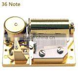 36 Note Large Wind Up Luxury Musical Box Mechanism