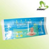 Plastic side gusset bags for wet tissue