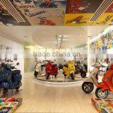 Power Tools Wall Wooden Display Stand, Motorcycle Helmet Rack Display Shelves thumbnail-4