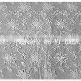 High Class Cotton White Voile Lace Fabric Embroidery for Dress/Curtain thumbnail-6