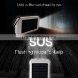 Outdoor Survival Waterproof Solar Mobile Power Bank Charger With Hook 10000mah thumbnail-5