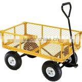 Four-wheel Garden Cart With Drop Down Sides and Pneumatic Tyres TC1104 thumbnail-1