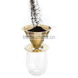 Titanium Coated Stainless Steel Double Layer Pour Over Coffee Mesh Filter