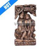 Customized Decorative Hand Painted Resin Lord Radha Krishna Idol thumbnail-1