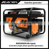 Knife Type 2.0 2.2kw BS2500 Recoil Start Gasoline Generator thumbnail-5