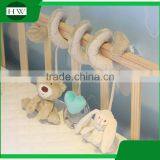 Best Christmas Gift Soft Baby Crib Bed Cot Hanging Plush Musical Rattle Toy thumbnail-2