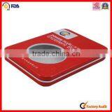 High Quality Metal Battery Tins With Window