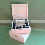 Hot Sell Excellent Quality 25 Slots Essential Oil Organizer Wooden Storage Box Wholesale thumbnail-2