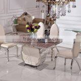 TH385 Heated Modern Dining Room Table Marble Dining Room Table thumbnail-2