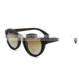 Unisex Multi Color Mirror Lenses Black Walnut Wood Sunglasses thumbnail-2