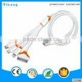 Hot Selling Multiple Usb Data Cable Multi Function Charger Cable thumbnail-2