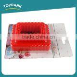 Toprank Bakeware Decorating 3 PCS DIY Biscuit Cake Cookie Embossed Mould Plastic Plunger Cookie Cutter thumbnail-3