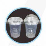 540ml / 14.5g Disposable Pet Plastic Juice Cup With Flat or Dome Lid