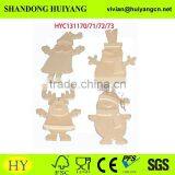 Custom Unfinished Christmas Small Wooden Decoration Piece thumbnail-1