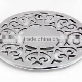 silver plated home used trivet for kitchen