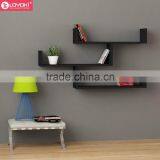 3 Tier Wooden Wall Rack Wholesale Hanging Wall Shelving for Home Wall Art Decor Floating Shelf thumbnail-2