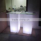 Bar Furniture Type and Modern Appearance Night Club LED Square Hight Table thumbnail-1