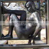 Bronze Foundry Outdoor Garden Bronze Sculpture Women for Sale thumbnail-2
