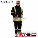 Fire Retardant Fireman Security 3m Reflective Safety Breathable Breathable Suit thumbnail-1
