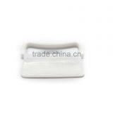 Plastic Sewable Loop In White, 2" Plastic Loop, Plastic Adjustable Loop For Bag Accessories thumbnail-4