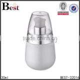 30ml China Frosted Cosmetic Lotion Glass Bottle With Silver Aluminum Pump Cosmetic Packaging Wholesale thumbnail-1
