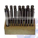 28PC Alloy Steel Hardened HRc60 Hole Transfer Punch Tool Set thumbnail-1