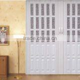 plastic hollow core door, pvc accordion folding door