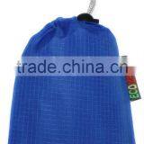 Eco Ripstop Nylon Foldable Reusable Bag Tote Grocery Bag Built-in Pouch thumbnail-6