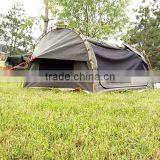 Double Swag Dome Tent With Aluminium Poles for Camping Fishing Canvas Hoop