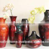 Colored Lacquer Decorative Flower Vase thumbnail-1