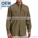 Mandarin Collar Long Sleeve Shirt Men thumbnail-1